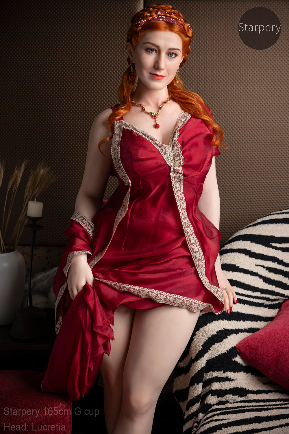 Lucretia Female Sex Doll TPE & Silicone, 165cm G-Cup (Starpery)