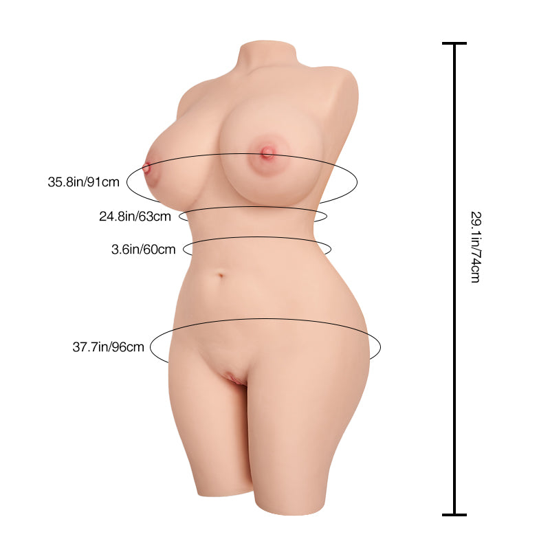 (US,EU,CA) "Badd Angel" Realistic Sex doll Torso (Tantaly)