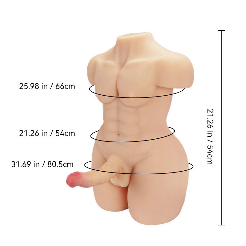 (US,EU,CA) "Channing" Realistic Male Sex doll Torso (Tantaly)