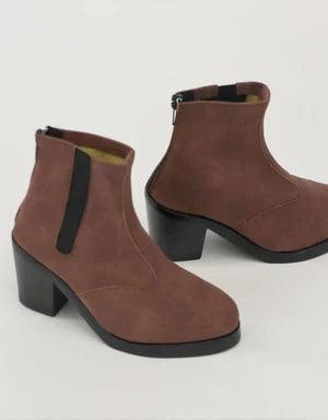 Kospley Brown Boots Inner length 14cm - TheDreamDoll